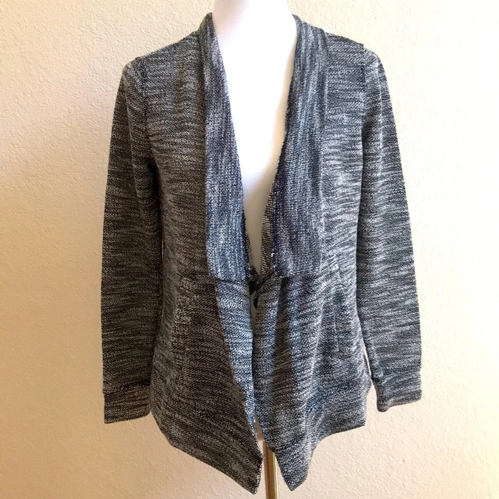 Knox Rose Black Open Cardigan